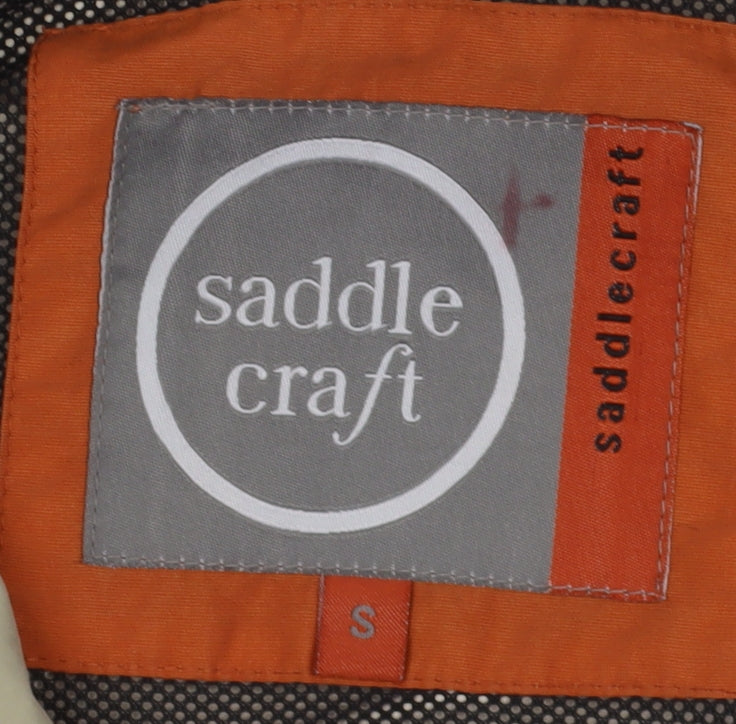 Mens UK Size S Saddlecraft Orange Rain Coat