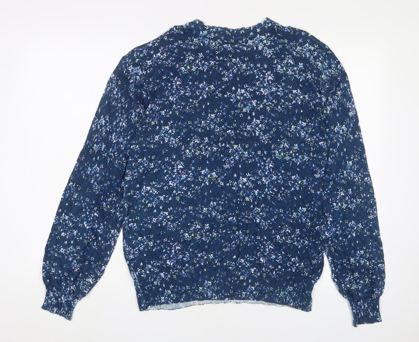 Womens UK Size L Monsoon Blue Pullover Jumper
