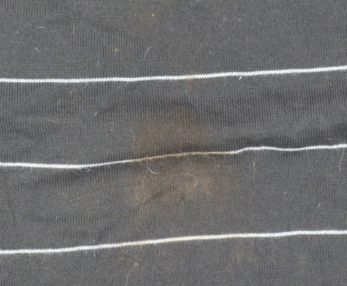 P.G. Field Men's Black Striped Pullover Jumper XL