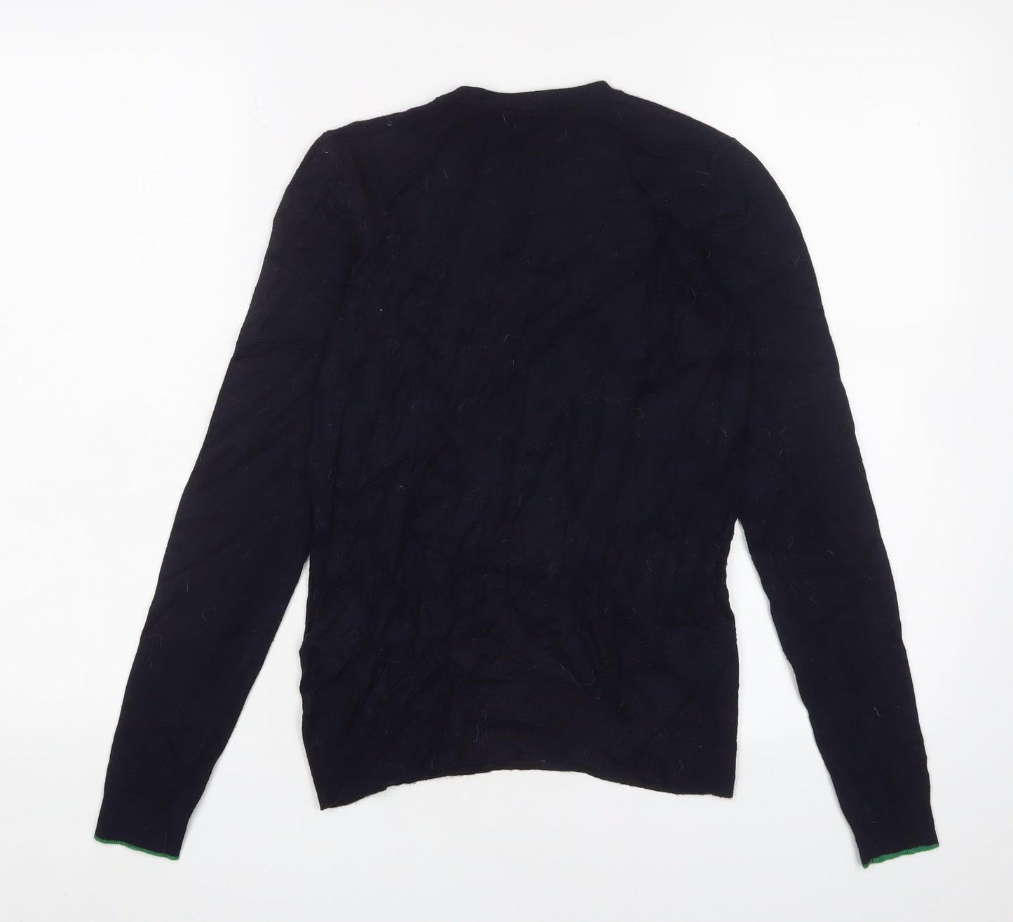 Womens UK Size 4 Warehouse Blue Pullover Jumper