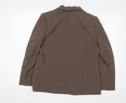Womens UK Size 12 Eastex Brown Basic Jacket
