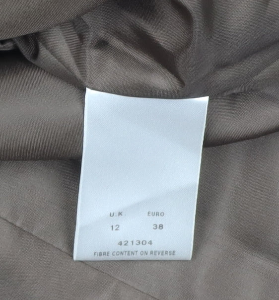 Womens UK Size 12 Eastex Brown Basic Jacket