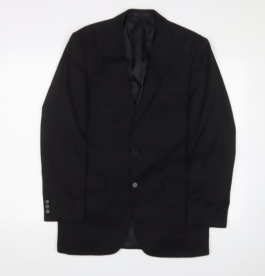 Mens UK Size 38 Karl Jackson Regular Black Suit Jacket