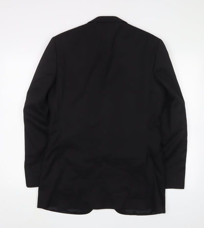 Mens UK Size 38 Karl Jackson Regular Black Suit Jacket