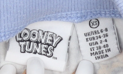 Looney Tunes Women's Grey Cartoon Pyjama Pants 6-8