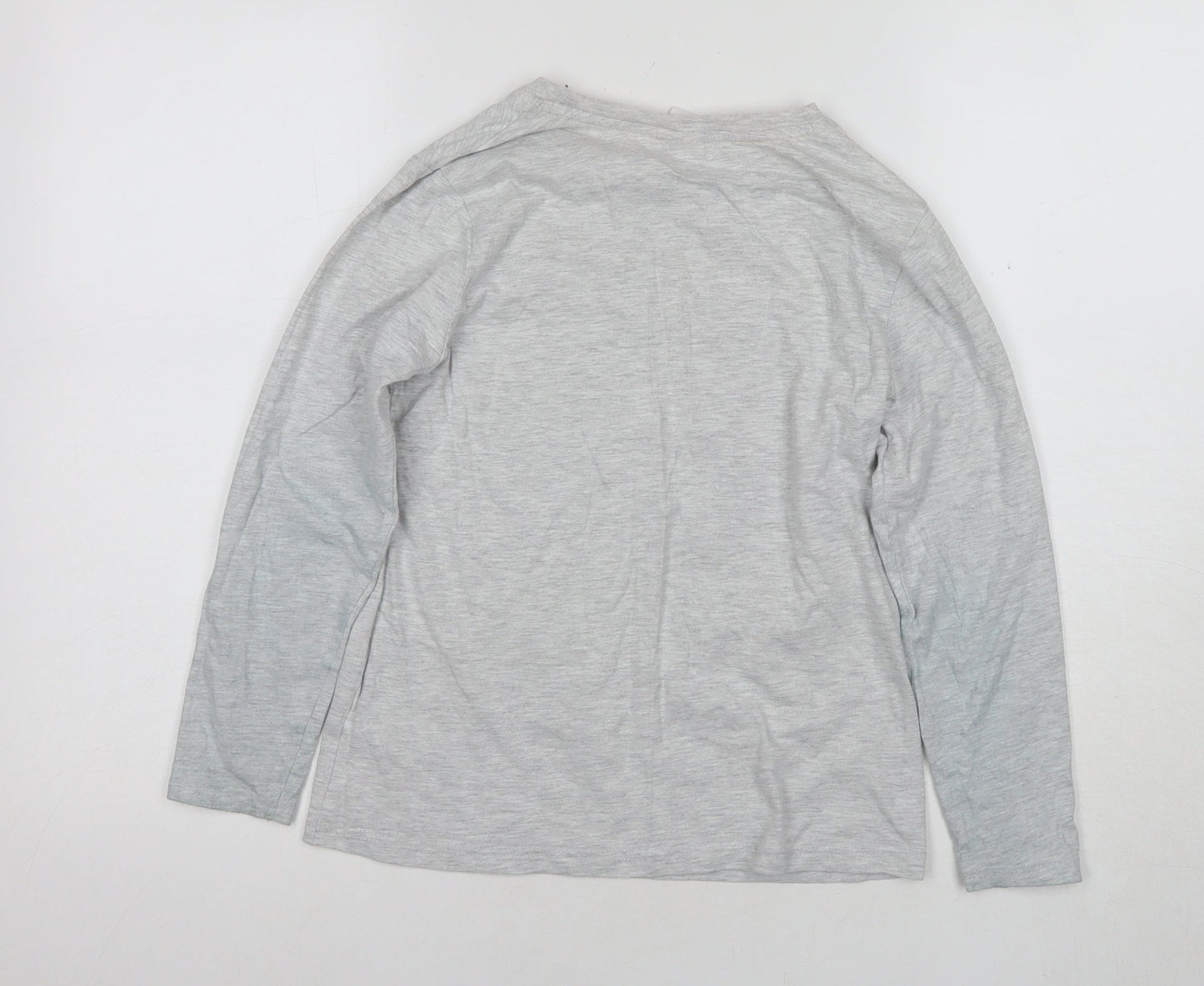 Pokemon Boys Grey Long Sleeve Pyjama Top 9-10 Years