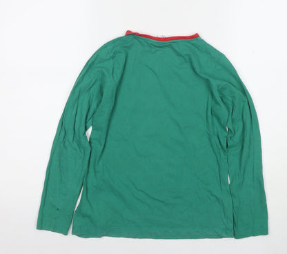The Grinch Boys Green Christmas T-Shirt, Size 10-11, Long Sleeve