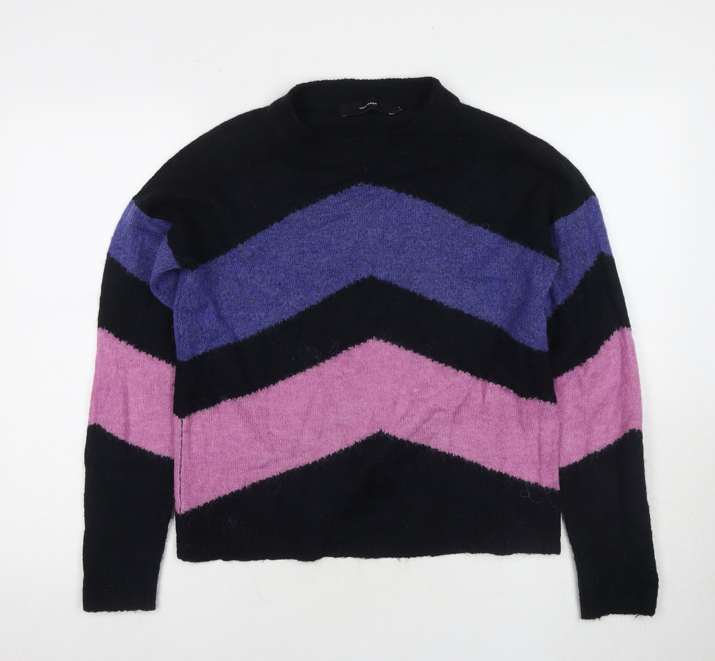 Womens UK Size S VERO MODA Multicoloured Pullover Jumper