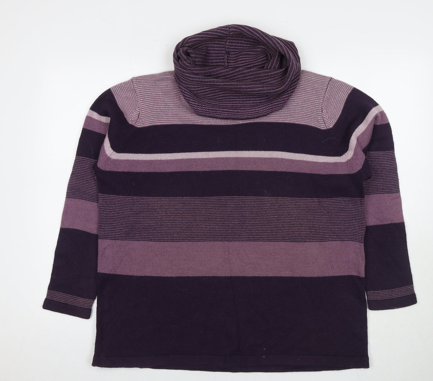 Womens UK Size XL Isle Multicoloured Pullover Jumper