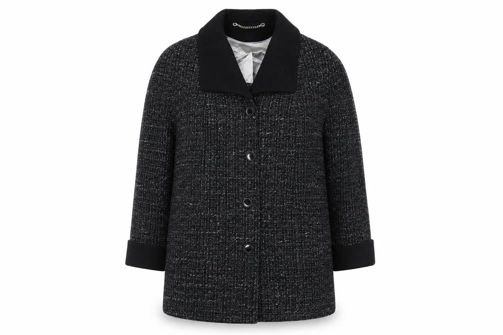Womens UK Size 18 Berkertex Black Overcoat