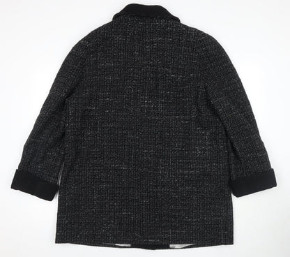 Womens UK Size 18 Berkertex Black Overcoat