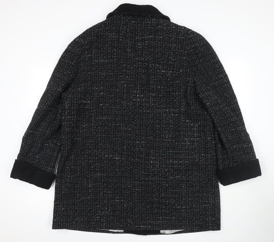 Womens UK Size 18 Berkertex Black Overcoat