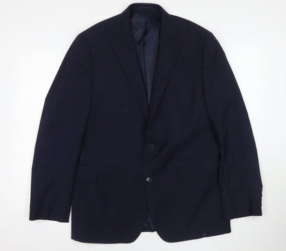 Mens UK Size 42 Moss 1851 Regular Blue Suit Jacket