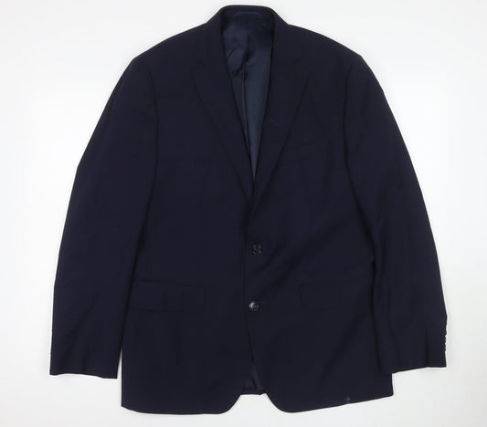 Mens UK Size 42 Moss 1851 Regular Blue Suit Jacket