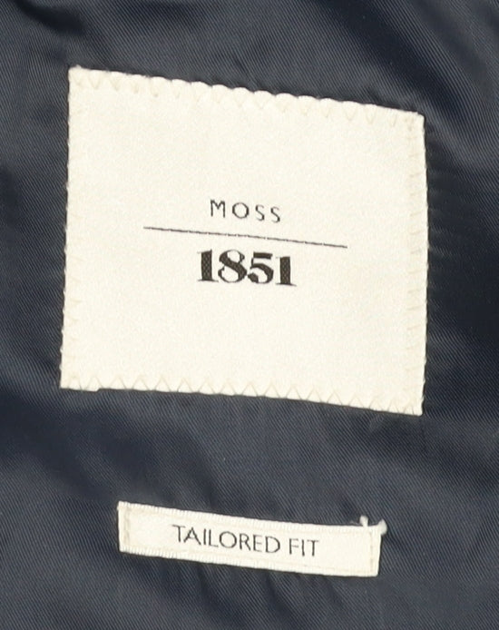 Mens UK Size 42 Moss 1851 Regular Blue Suit Jacket