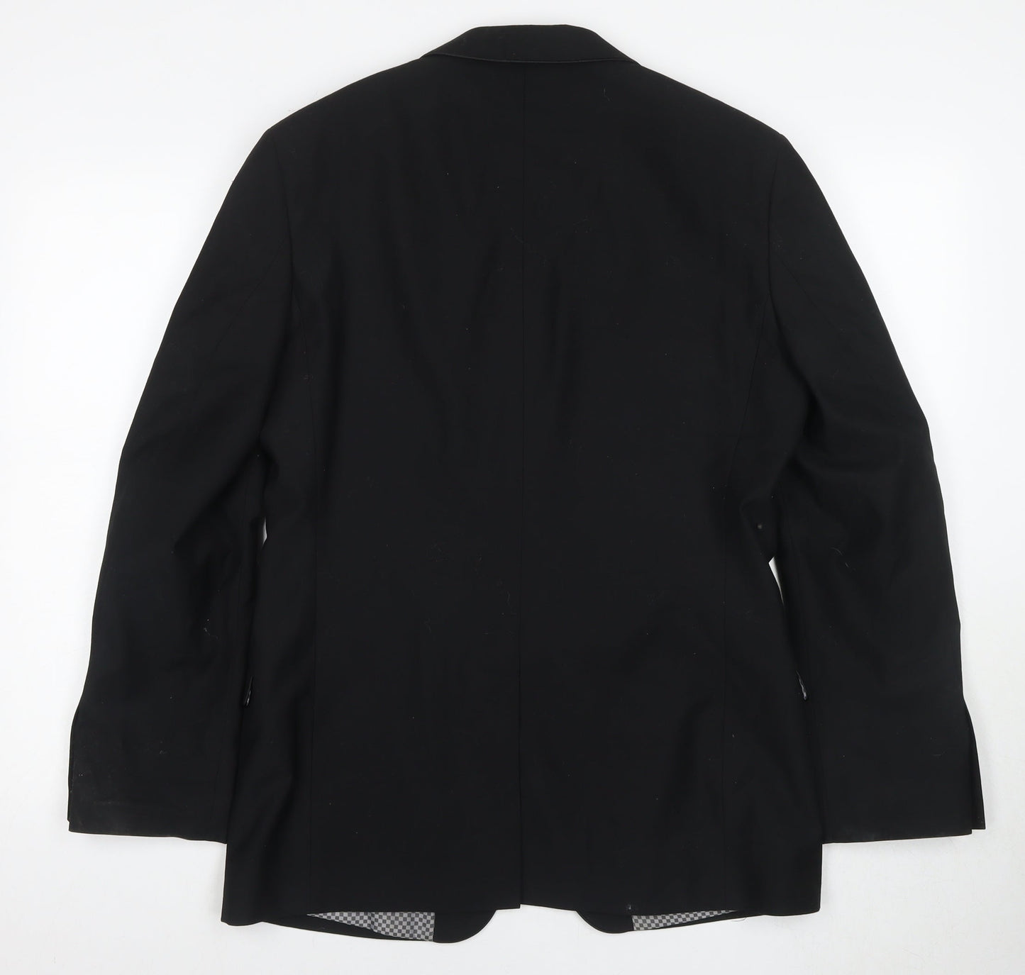 Mens UK Size 40 Lambretta Regular Black Suit Jacket