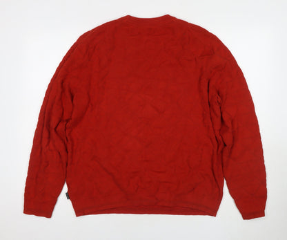 Ted Baker Men's Red Pullover Jumper Size 10