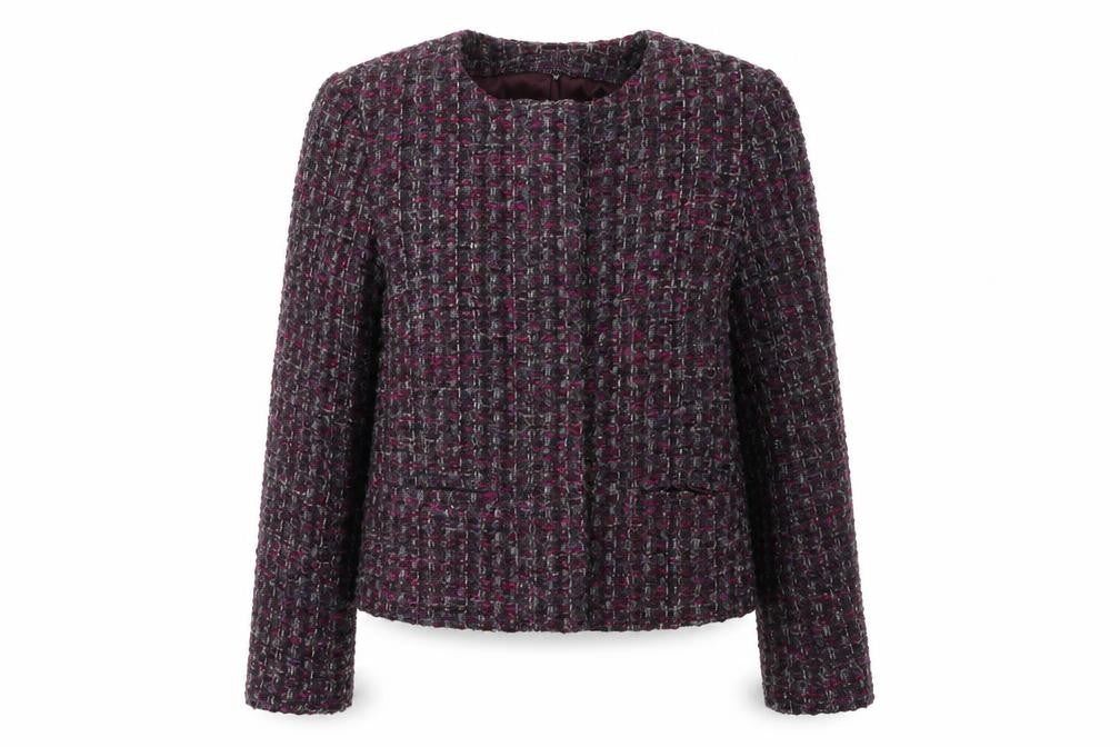 Womens UK Size 12 EAST Purple Basic Jacket