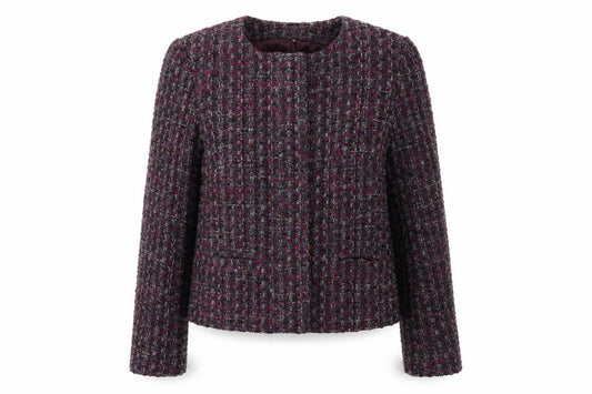 Womens UK Size 12 EAST Purple Basic Jacket