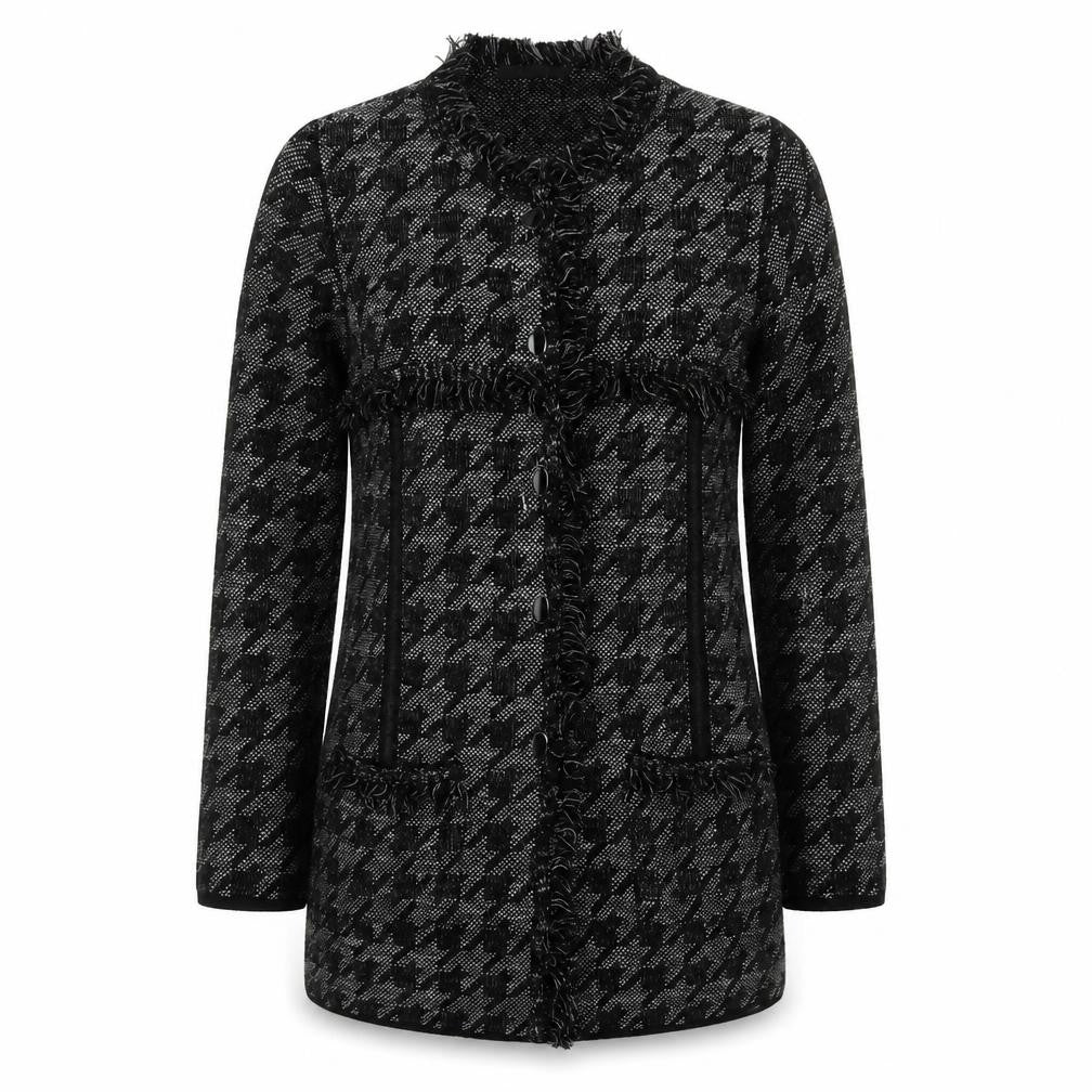Womens UK Size 12 Faber Black Cardigan Jumper