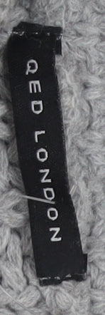 Womens UK Size M/L QED London Grey Vest Jumper