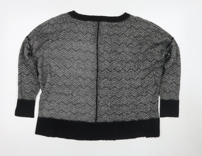 Womens UK Size S French Connection Black Pullover Jumper