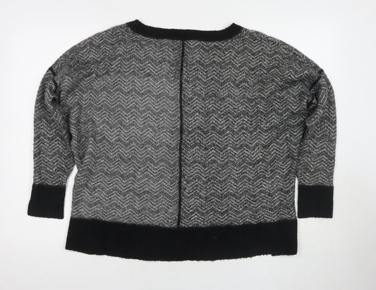 Womens UK Size S French Connection Black Pullover Jumper