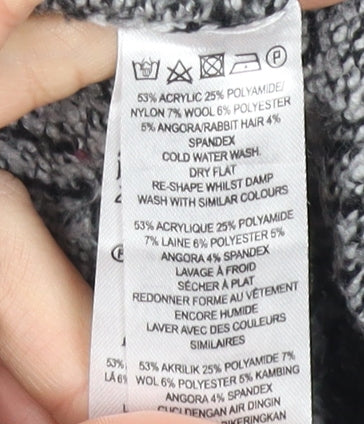 Womens UK Size S French Connection Black Pullover Jumper