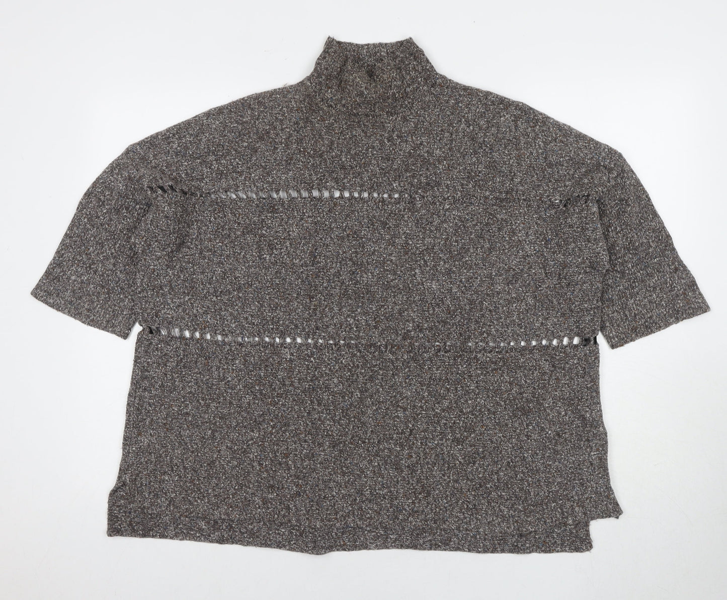 Womens UK Size M French Connection Grey Pullover Jumper