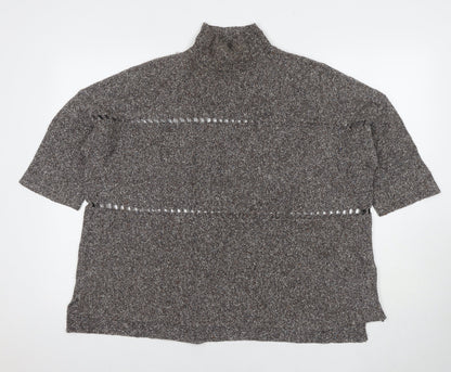 Womens UK Size M French Connection Grey Pullover Jumper