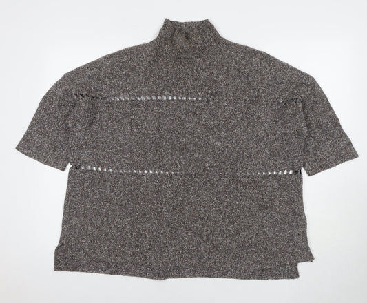Womens UK Size M French Connection Grey Pullover Jumper