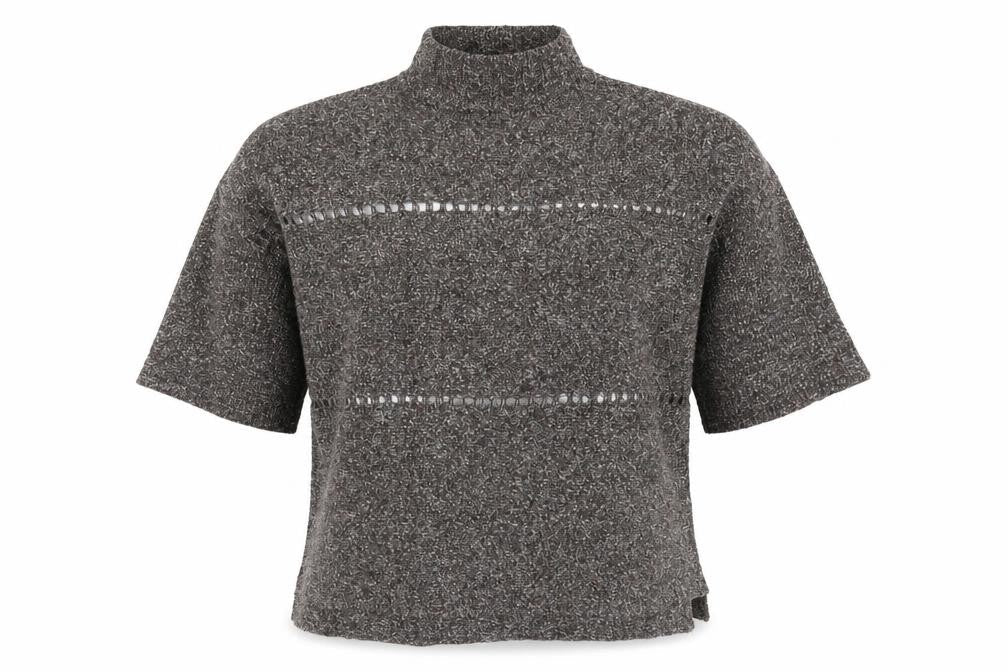 Womens UK Size M French Connection Grey Pullover Jumper