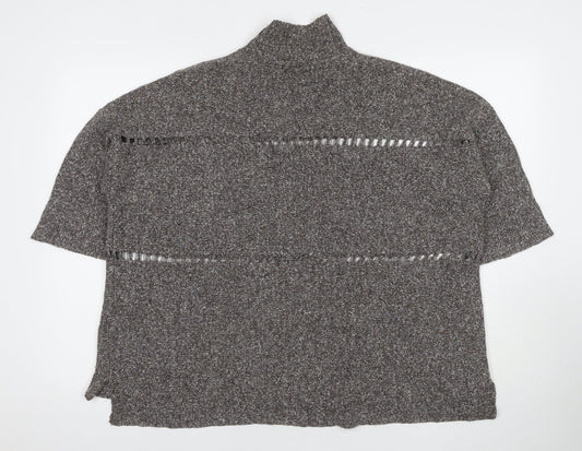 Womens UK Size M French Connection Grey Pullover Jumper