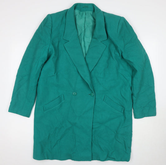 Alexon Women's Green Wool Coat Size 14