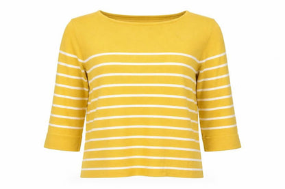 Womens UK Size 12 Adrienne Vittadini Yellow Pullover Jumper