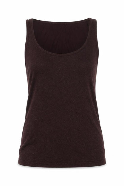 Womens UK Size 12 Mint Velvet Brown Basic Tank