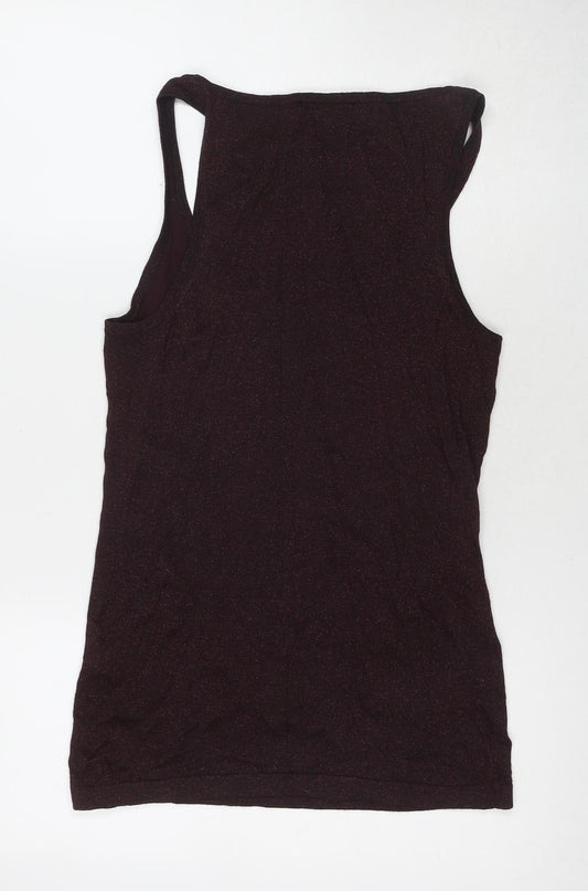 Womens UK Size 12 Mint Velvet Brown Basic Tank