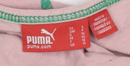Puma Women's Pink Camisole Tank Size 10 Slim Fit