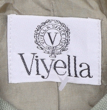 Womens UK Size 8 Viyella Green Basic Jacket
