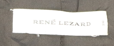 René Lezard Women's Black Blazer Size 8 Business