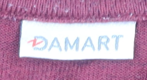Womens UK Size L Damart Red Pullover Jumper