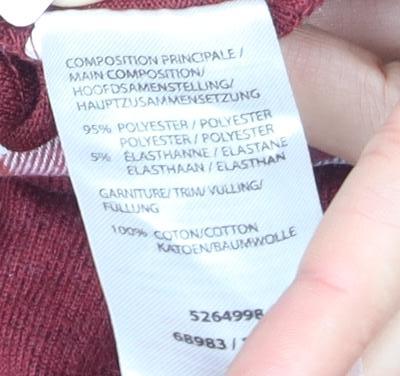 Womens UK Size L Damart Red Pullover Jumper