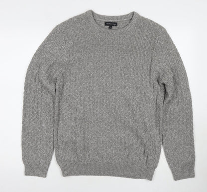 Red Herring Men's Grey Crew Neck Jumper S