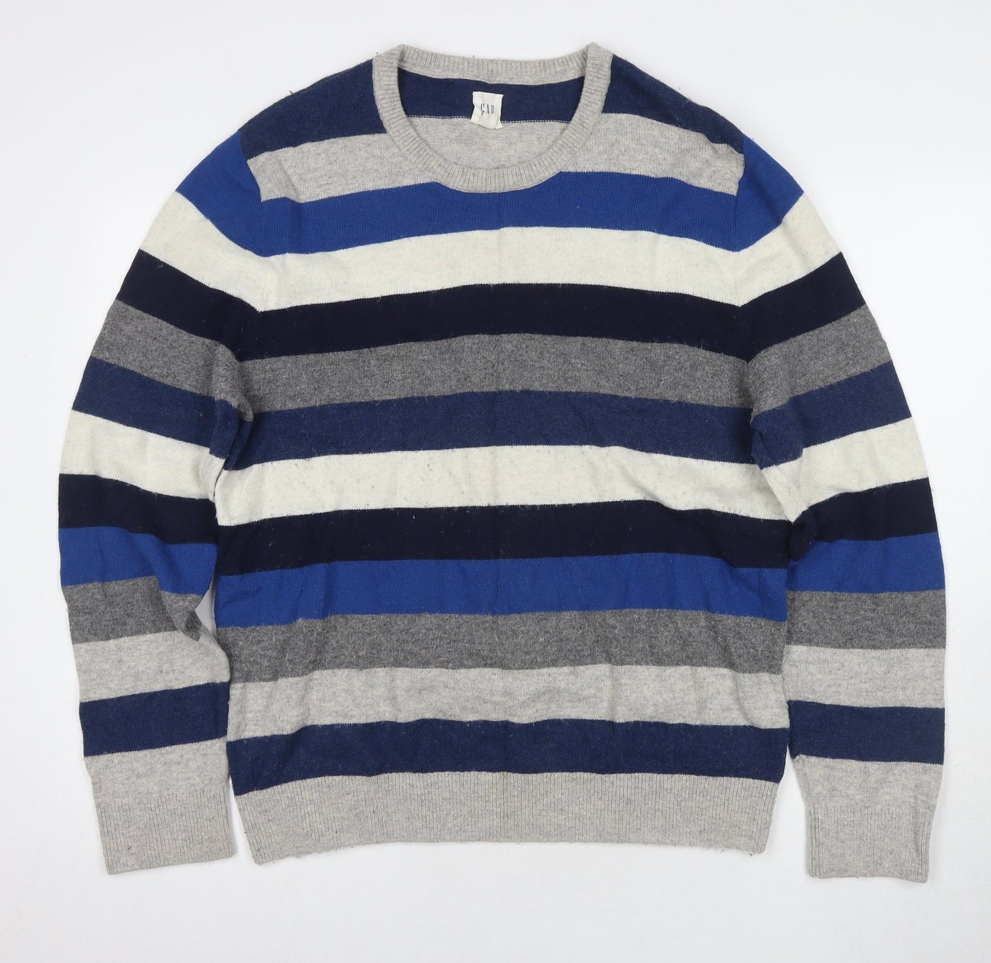 Gap Men's XL Multicoloured Striped Pullover
