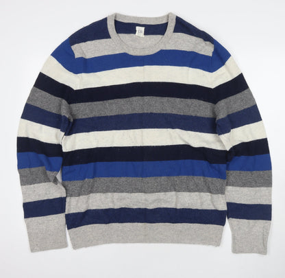 Gap Men's XL Multicoloured Striped Pullover