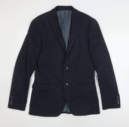 Mens UK Size 36 Limehaus Black Basic Jacket