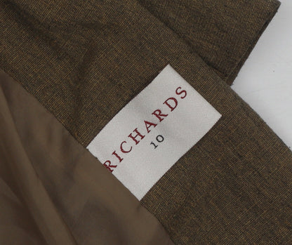 Womens UK Size 10 Richards Brown Basic Jacket