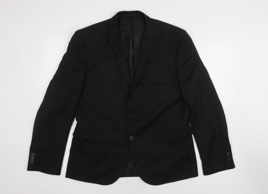Mens UK Size 42 NEXT Black Single-Breasted