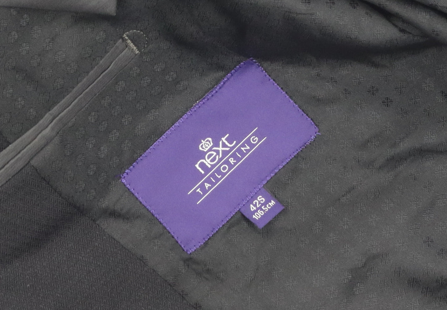 Mens UK Size 42 NEXT Black Single-Breasted