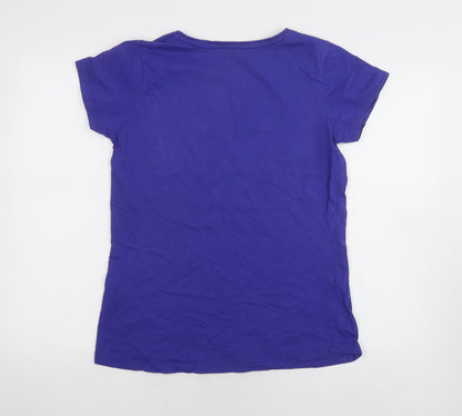 Mountain Warehouse Women's Blue T-Shirt Size 14 Casual Summer